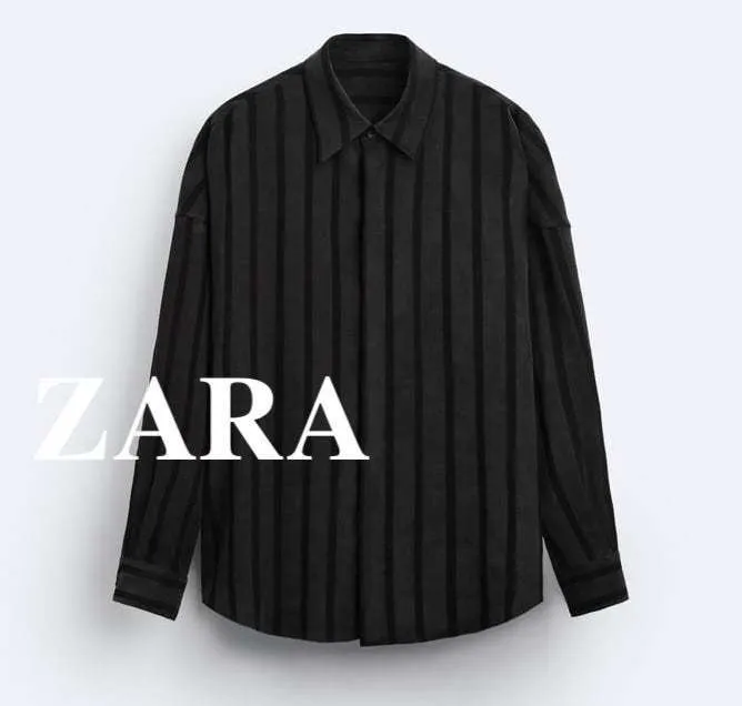 ZARA  |Stripes Long Sleeves Shirts