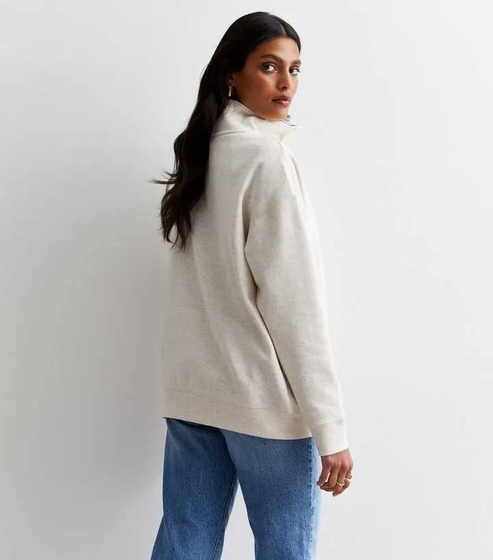 Zip Neck Sweatshirt