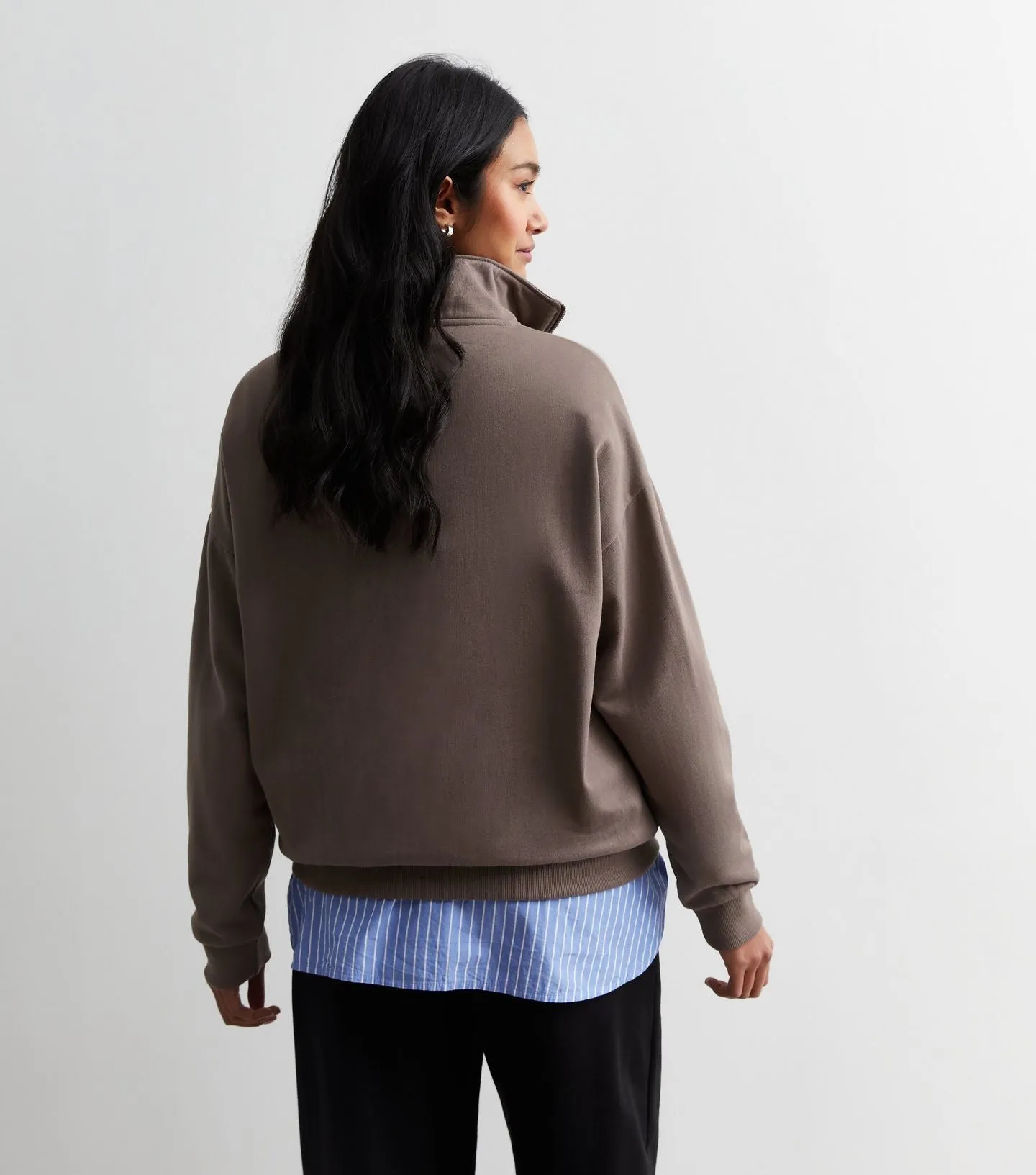 Zip Neck Sweatshirt